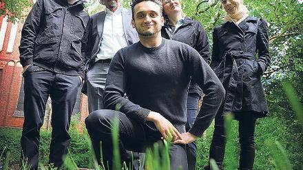 Das Planungsteam um Landschaftsarchitekt Kamel Louafi.