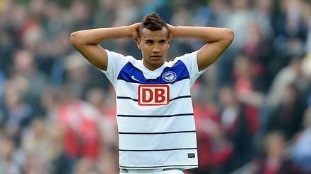 Enttäuscht. Herthas John Anthony Brooks nach dem verlorenen Finale.