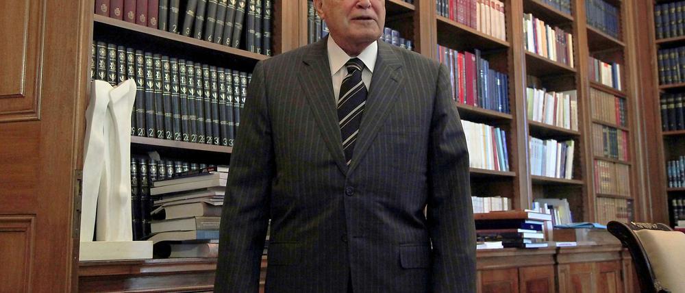 Staatspräsident Papoulias will im Koalitionspoker noch nicht aufgeben.