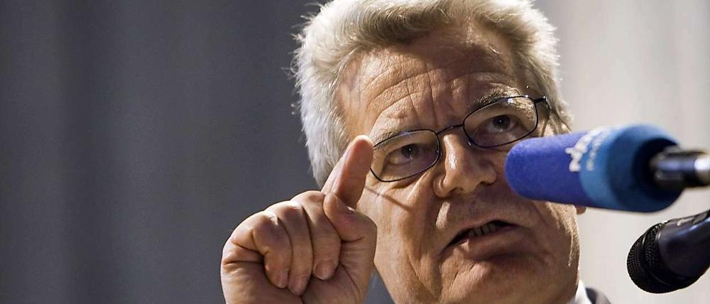 Reist nach Israel: Bundespräsident Joachim Gauck