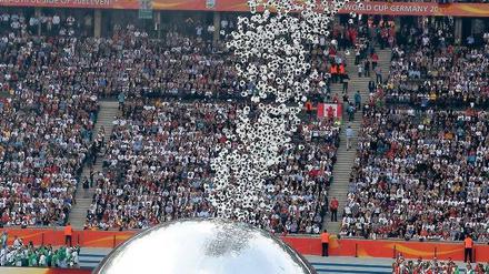 Für das Rahmenprogramm geeignet. Die Eröffnungsfeier der Frauenfußball-WM im Berliner Olympiastadion vor knapp zwei Wochen. 