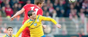 Union Berlin gewinnt 1:0 gegen Braunschweig.