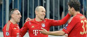 Für die Bayern-Spieler geht es morgen um den Einzug ins Champions-League-Finale, im Fokus steht aber (noch) ihr Präsident Uli Hoeneß.