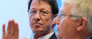 Innensenator Ehrhart Körting und Noch-Polizeipräsident Dieter Glietsch.