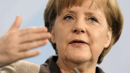Sie wehrt sich gegen Kritiker: Kanzlerin Merkel will das Betreuungsgeld. 