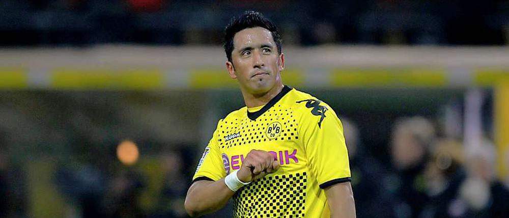 Hand aufs Herz. Lucas Barrios war zuletzt in Dortmund nicht mehr glücklich.