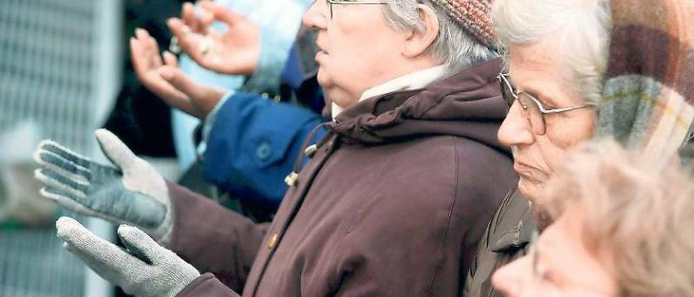 Hoffnung. In Lourdes suchen Pilger Genesung.
