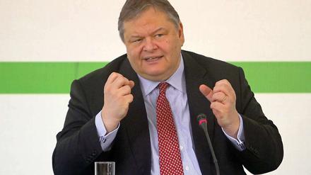 Griechenlands Finanzminister Evangelos Venizelos ist neuer Parteichef der Sozialisten.