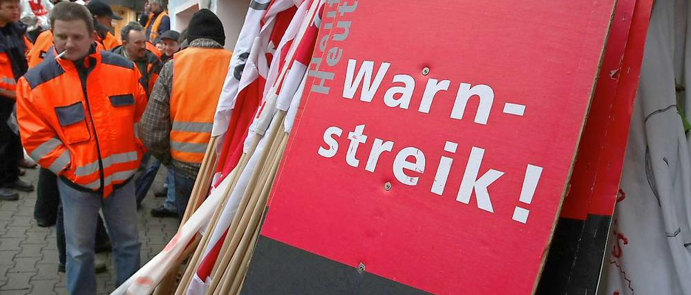 Bis um 3 Uhr morgen früh wird in Bremen und Niedersachsen im öffentlichen Dienst gestreikt.