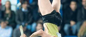 Höhenflieger. Björn Otto gewann bei der WM Silber im Stabhochsprung. Foto: dapd