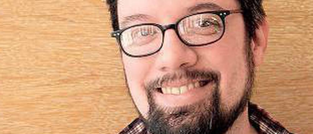 Comiczeichner und Autor David Petersen.