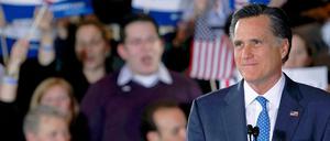 Favorit Romney: Nach Prozenten und Delegiertenstimmen liegt er beim Super Tuesday klar vorne.