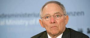 Dürfte sich mit seinem Vorschlag keine Freunde in der Truppe machen: Bundesfinanzminister Wolfgang Schäuble (CDU).