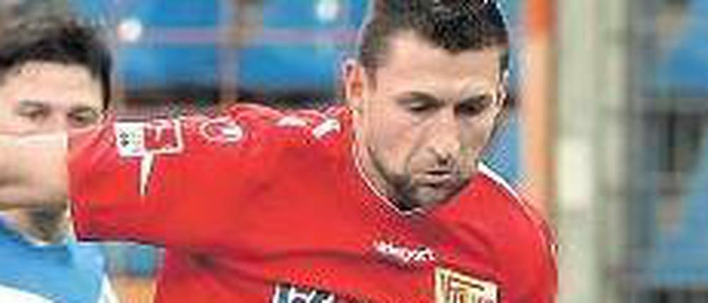 Captain Klartext. Unions Mattuschka war in Ingolstadt unzufrieden. Foto: dpa