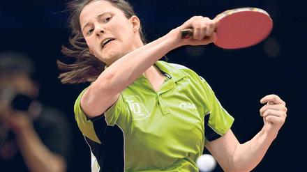 Prima geschlagen. Sabine Winter ist erst 19 Jahre alt, im Finale verlor sie nach gutem Spiel gegen die 15 Jahre ältere Wu Jiaduo. Foto: dpa