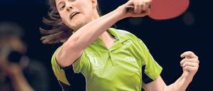 Prima geschlagen. Sabine Winter ist erst 19 Jahre alt, im Finale verlor sie nach gutem Spiel gegen die 15 Jahre ältere Wu Jiaduo. Foto: dpa