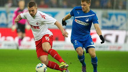 Lukas Podolski rettete mit seinem Treffer den FC vor einer Niederlage.