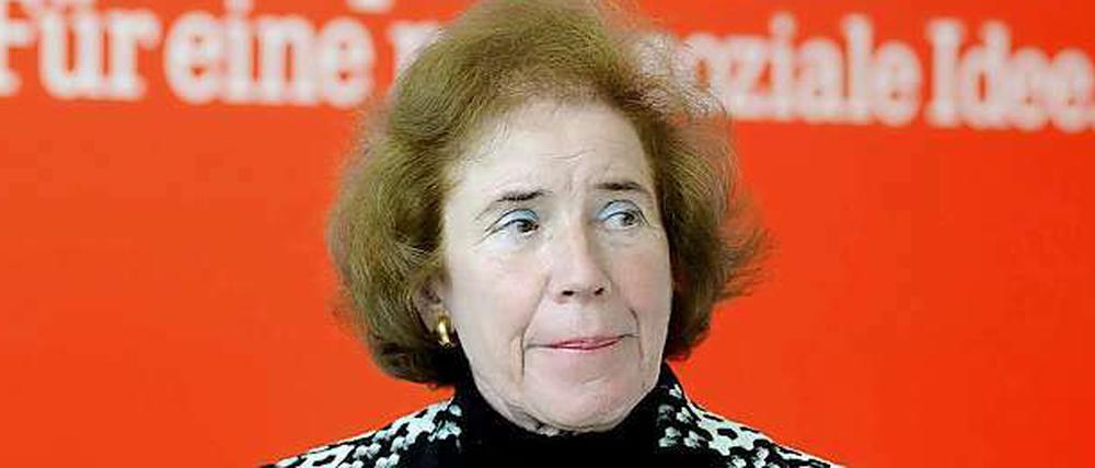 Wurde von den Linken als Kandidatin für die Bundespräsidentenwahl nominiert: Beate Klarsfeld. 
