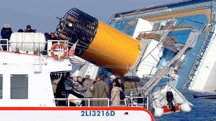 Wrack der Costa Concordia. 