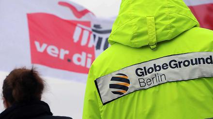 So sah es am Flughafen Tegel bei einem Warnstreik im Mai 2010 aus.