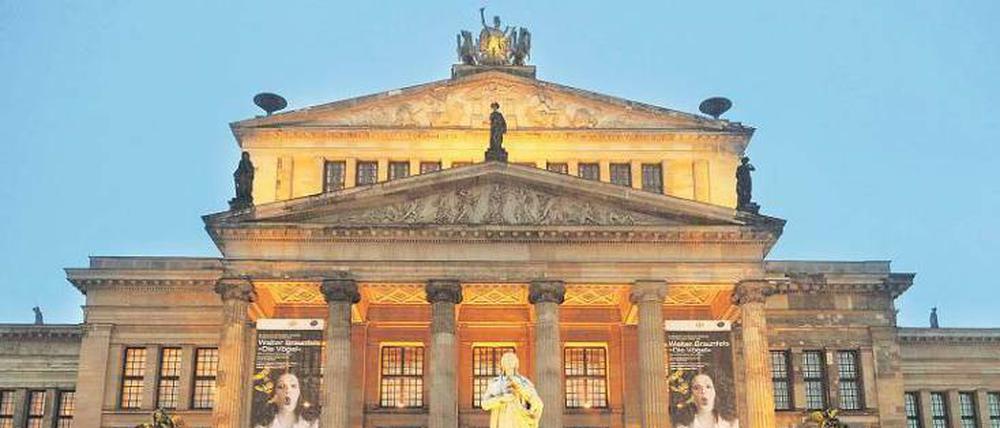 Konzerthaus am Gendarmenmarkt: Hier findet die Gedenkveranstaltung für die Opfer des Neonazi-Terrors statt.