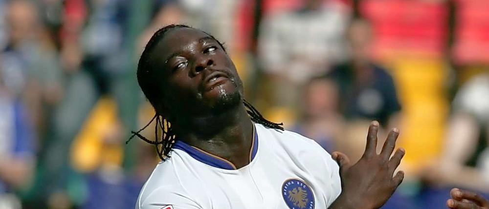 Lang ist's her: Christopher Samba im Hertha-Dress im UI-Cup 2006 gegen FK Moskau.