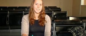 Eileen Alex ist erstaunt, wie viel Lernpensum man in einem Semester bewältigen kann.