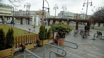 Der Kurt-Schumacher-Platz in Reinickendorf.