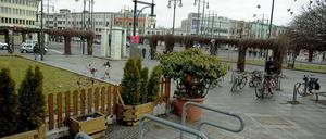 Der Kurt-Schumacher-Platz in Reinickendorf.