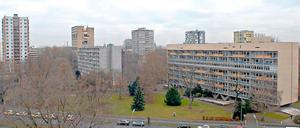 Der Hansaplatz in Tiergarten.