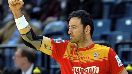 Iker Romero im Trikot der spanischen Nationalmannschaft bei der EM 2012 in Serbien.