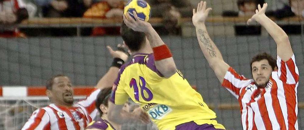 Iker Romero war der erfolgreichste Werfer bei den Füchsen. Der Spanier erzielte gegen seinen Ex-Klub sechs Tore.