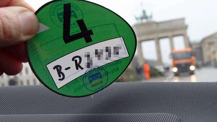 Autofahrer in Berlin sind mit der Umweltzone überfordert.