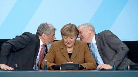 Geht Bundeskanzlerin Angela Merkel am Ende als lachende Siegerin aus der Bundespräsidentenposse heraus?