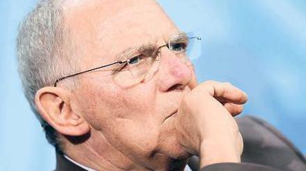 Bundesfinanzminister Wolfgang Schäuble.