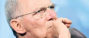 Bundesfinanzminister Wolfgang Schäuble.