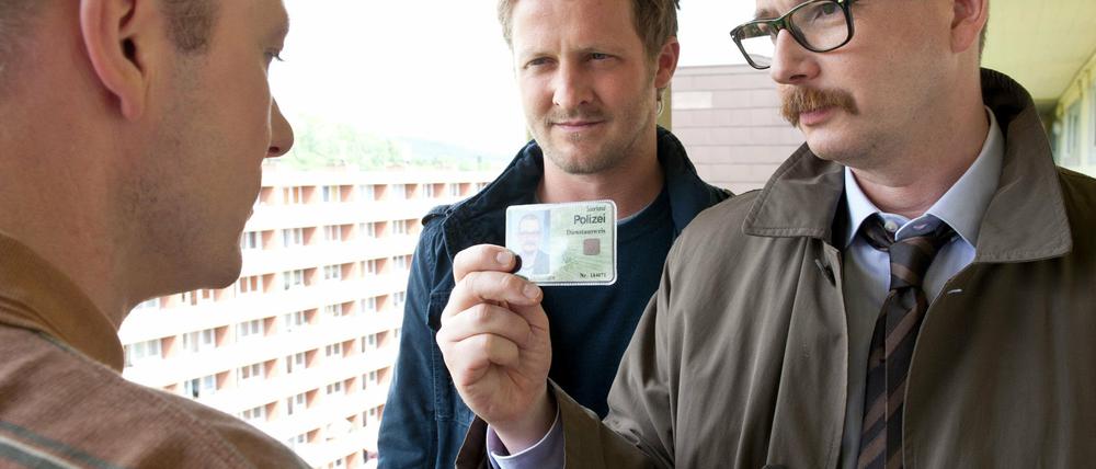 Letzter Einsatz für Kappl und Deininger (Maximilian Brückner in der Mitte und Gregor Weber rechts).
