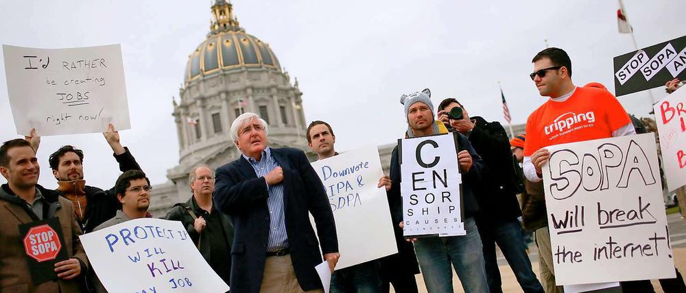 Das Anti-Piraterie-Gesetz SOPA stieß auf heftigen Protest. Jetzt soll nachgebessert werden.