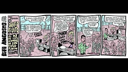  „Kommt, vergnügt Euch, denn das Leben ist kurz“: Der umstrittene Strip.