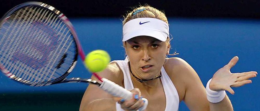 Sabine Lisicki gibt alles gegen Maria Scharapowa. Am Ende aber reicht es nicht zum Einzug ins Viertelfinale.