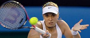Sabine Lisicki gibt alles gegen Maria Scharapowa. Am Ende aber reicht es nicht zum Einzug ins Viertelfinale.