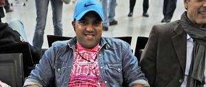 Fußballer Ailton auf dem Weg ins Dschungel-Camp.