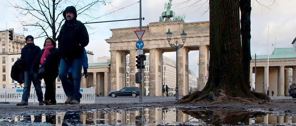 Dieser Winter ist ungewöhnlich warm in diesem Jahr. Normalerweise ist es in der Region im Durchschnitt vier Grad kälter.