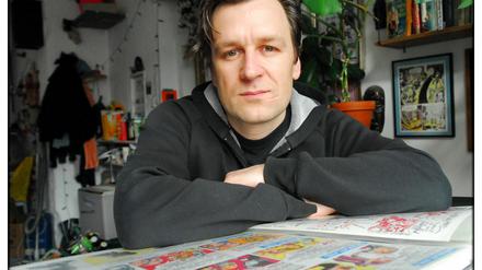 Szene-Veteran: Andreas Michalke, Jahrgang 1966, veröffentlicht seit Ende der achtziger Jahre seine autobiographisch inspirierten Comics.