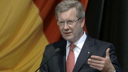 Wulff machte klar, dass er an seinem Amt festhalten will.