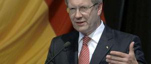 Wulff machte klar, dass er an seinem Amt festhalten will.