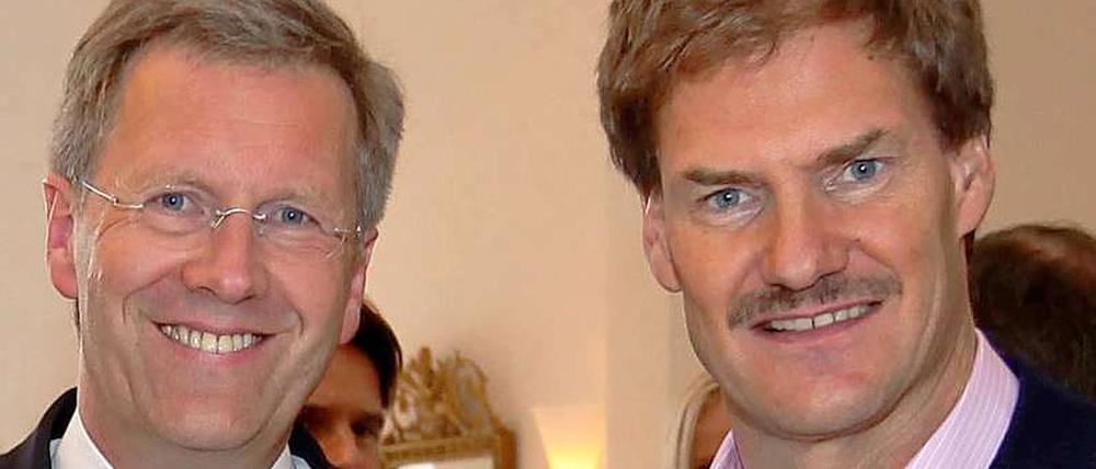 Freunde: Christian Wulff und Carsten Maschmeyer, Gründer des Finanzdienstleisters AWD.