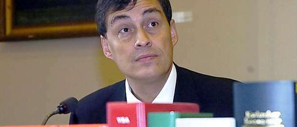 Ex-Justizsenator Michael Braun scheut das Wort Rücktritt.