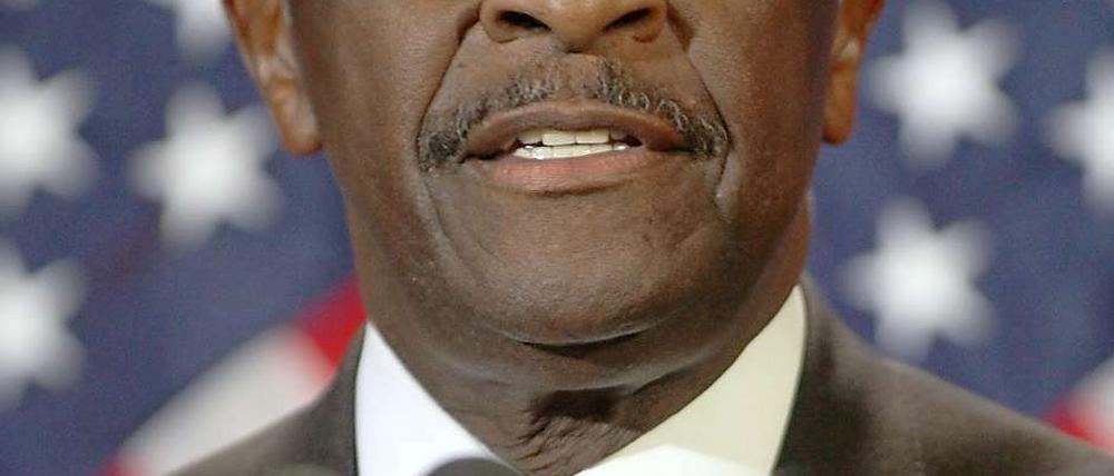 Wirft das Handtuch: Nach einer Schlammschlacht um die Präsidentschaftskandidatur der Republikaner in den USA, zieht Herman Cain seine Bewerbung zurück.