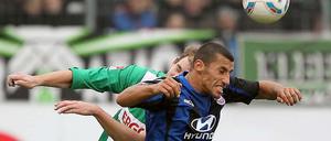 Ungewohntes Bild: Karim Benyamina im Trikot des FSV Frankfurt.